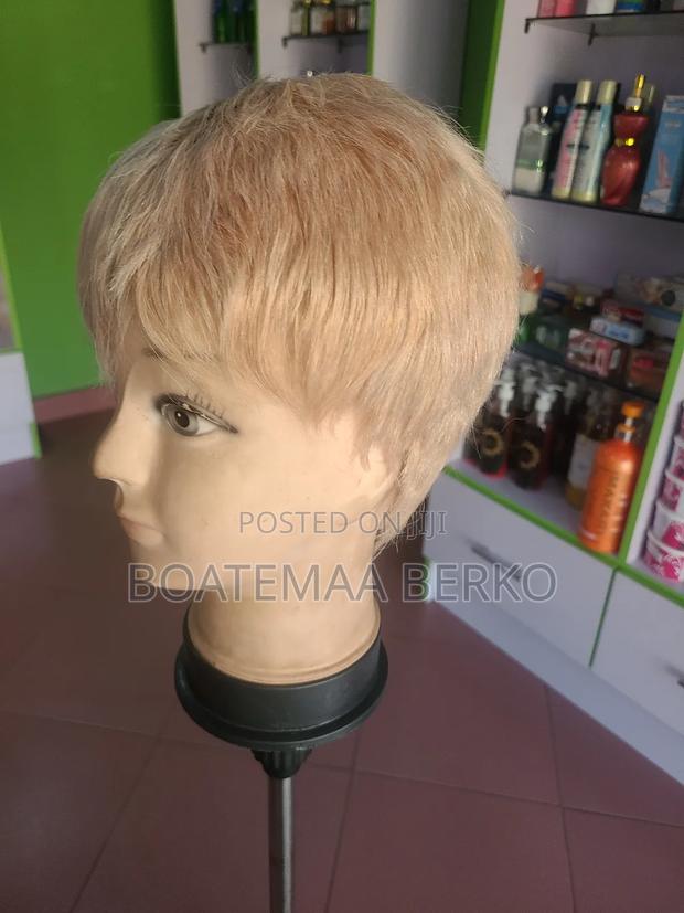 Blonde Pixie Wig Cap