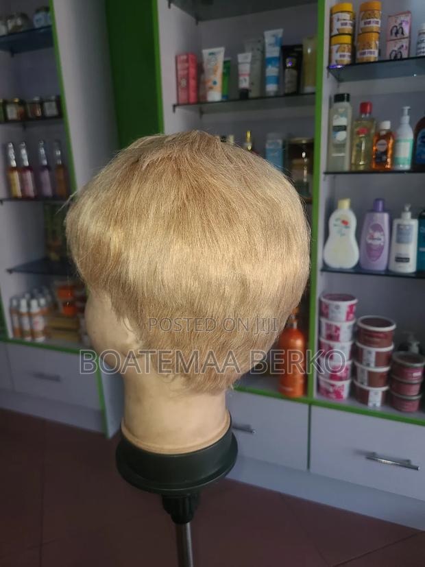 Blonde Pixie Wig Cap photo 3