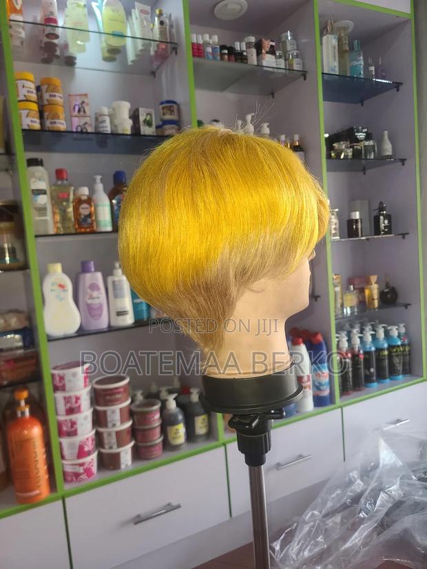 Golden Blonde Pixie Cut Wig photo 2