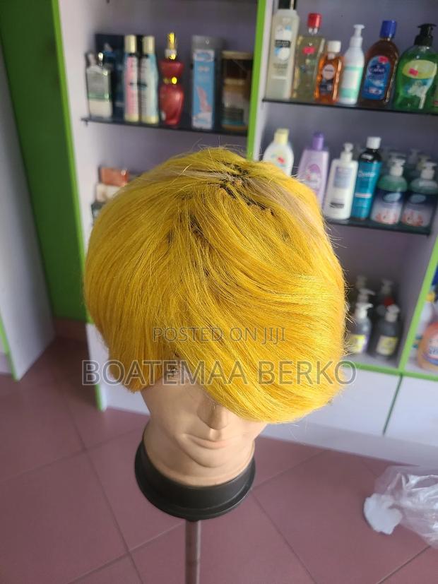 Golden Blonde Pixie Cut Wig photo 4