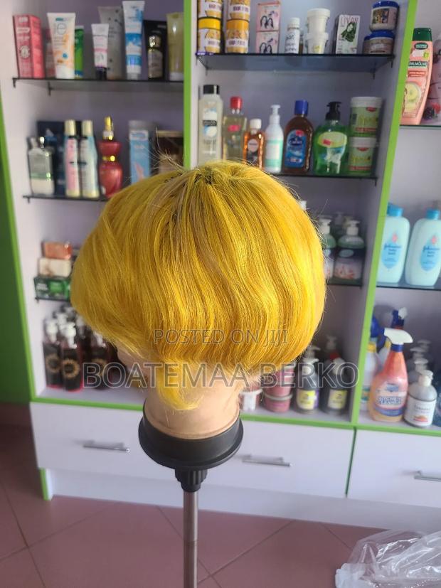 Golden Blonde Pixie Cut Wig photo 5