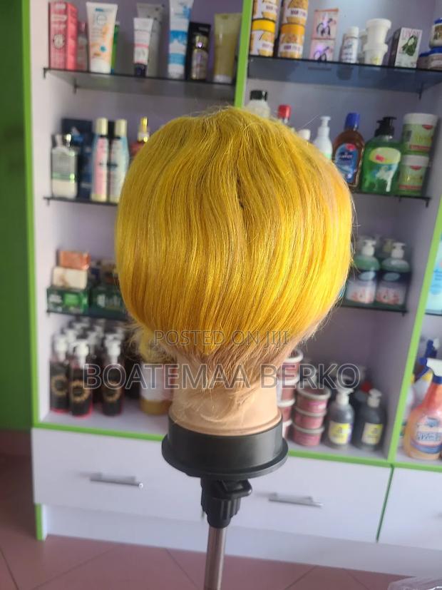 Golden Blonde Pixie Cut Wig photo 7