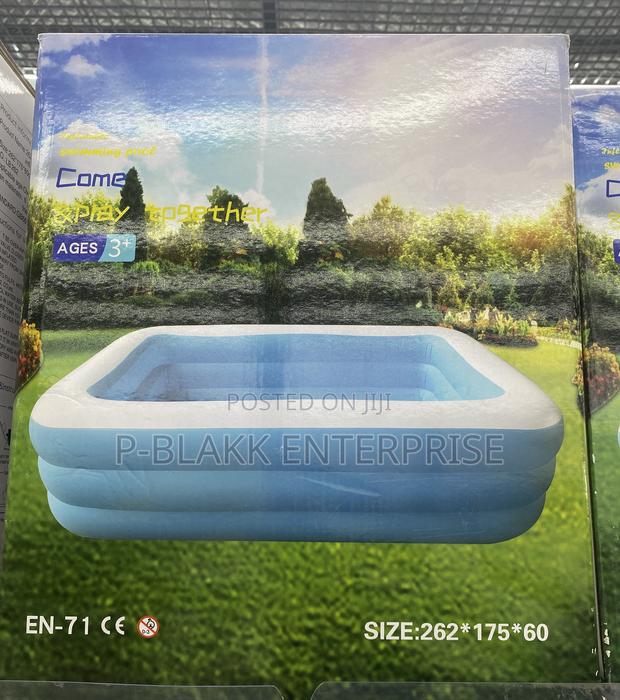 Swimming Pool Inflatable 262cm*175cm*60cm photo 2