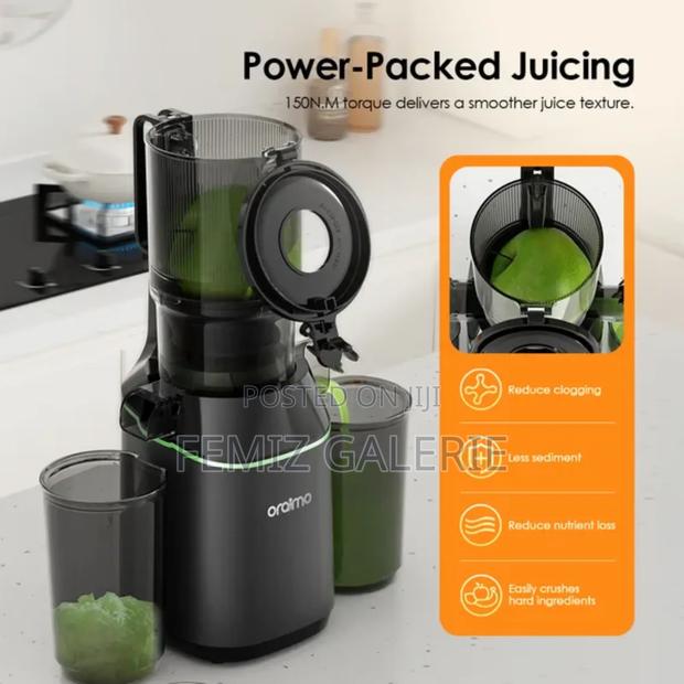 Oraimo Easyjuice 108mm Diameter 800ml Slow Juicer photo 8