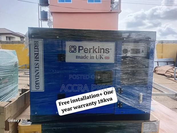 18kva Safe and Sound Operational Generator Perkins 18kva · Photo 1