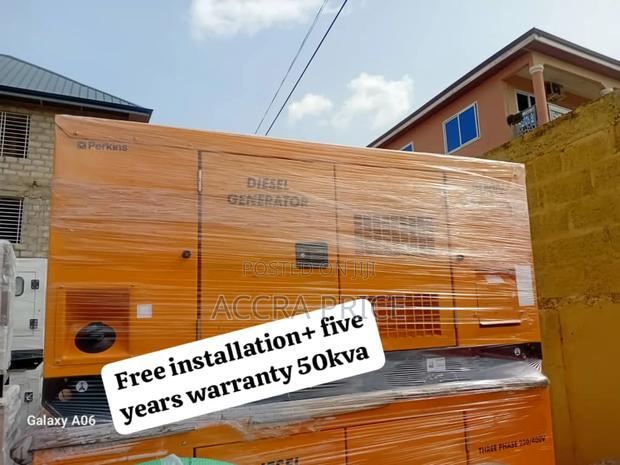 50kva Safe and Sound Operational Generator Perkins 50kva · Photo 1