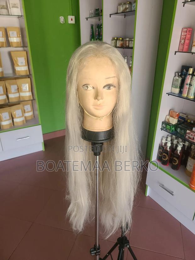 Long Straight Blonde Wig photo 2