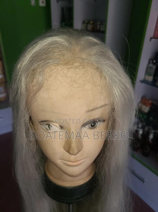 Long Straight Blonde Wig photo 4