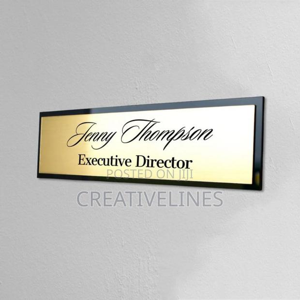 Office Name Plate Signage · Photo 3