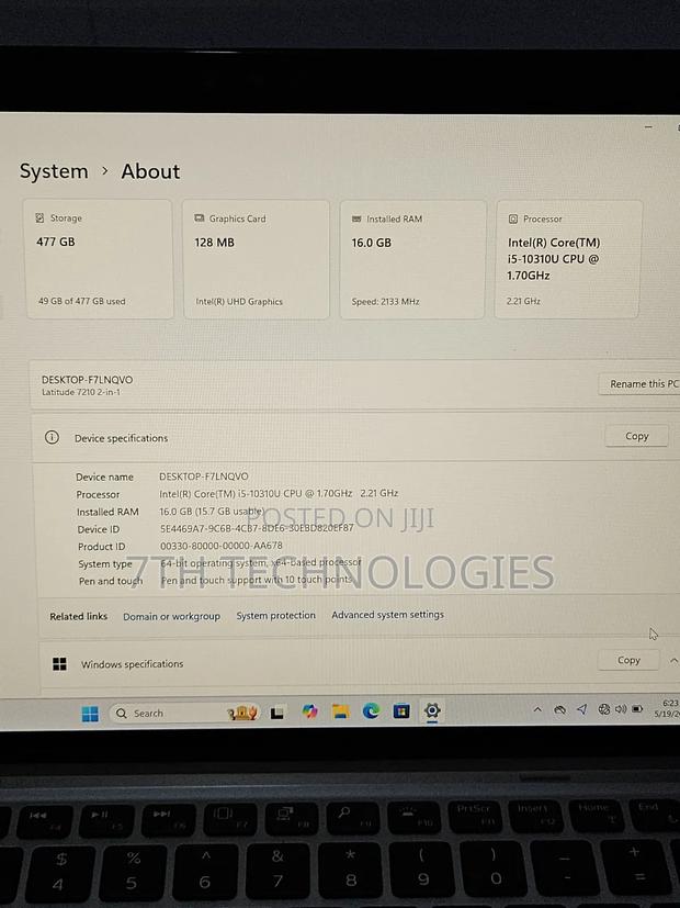 Laptop Dell 16GB Intel Core I5 SSD 512GB photo 4