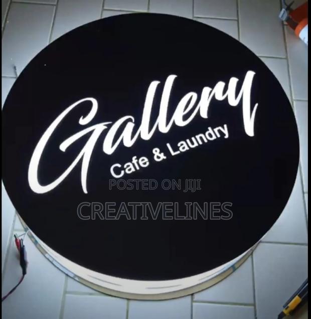 Round Lighting Signage · Photo 4