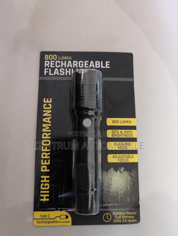 800 Lumen Rechargeable Flash Light