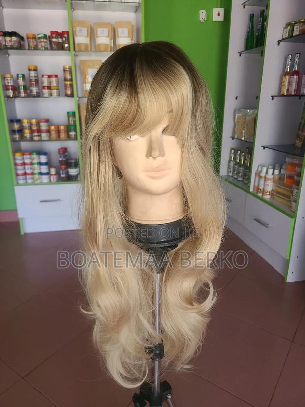 Blonde Wavy French Cut Wig photo 4