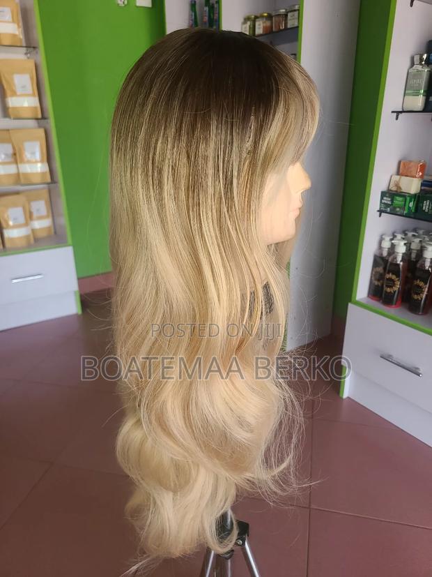 Blonde Wavy French Cut Wig photo 5