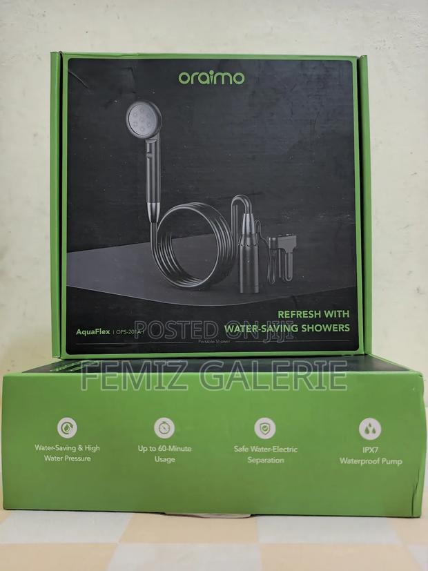 Oraimo Aquaflex Portable Rechargeable Shower Pump photo 3