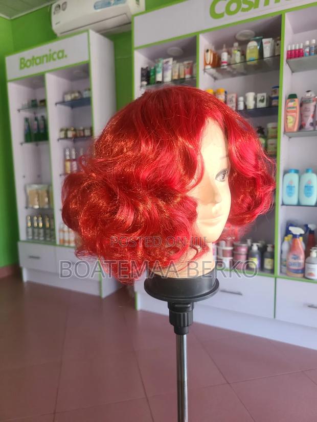 Red Wavy Wig photo 5