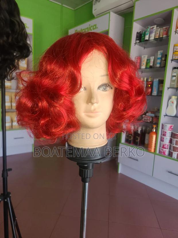 Red Wavy Wig photo 6