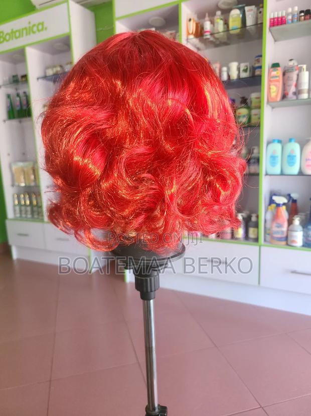 Red Wavy Wig photo 7