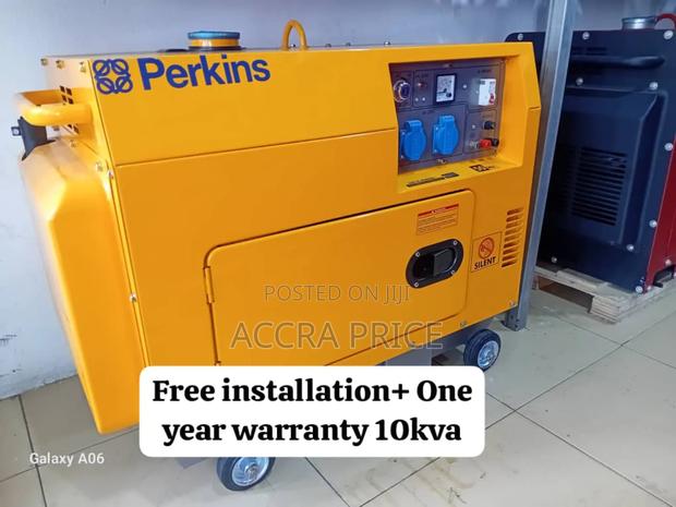 Easy Mobile 10kva Perkins Diesel Silent 10kva Uk Generator · Photo 1
