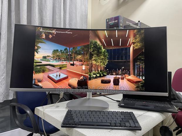 Samsung C34j791wtu 34" 1440p Quad Hd Led Monitor photo 2
