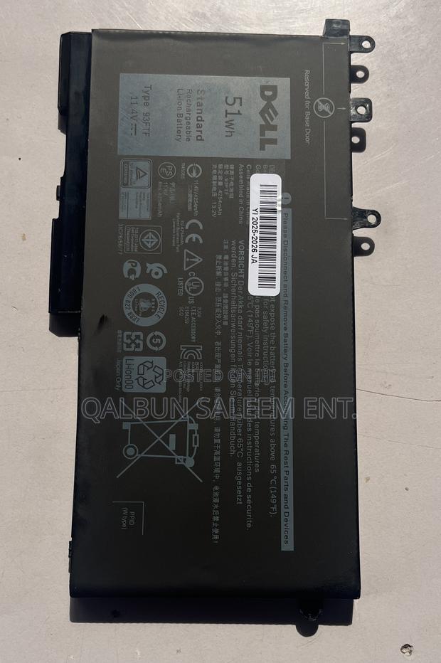 Dell 93ftf Precision15 3520 3530 Dell Latitude12 5280 Batter photo 2