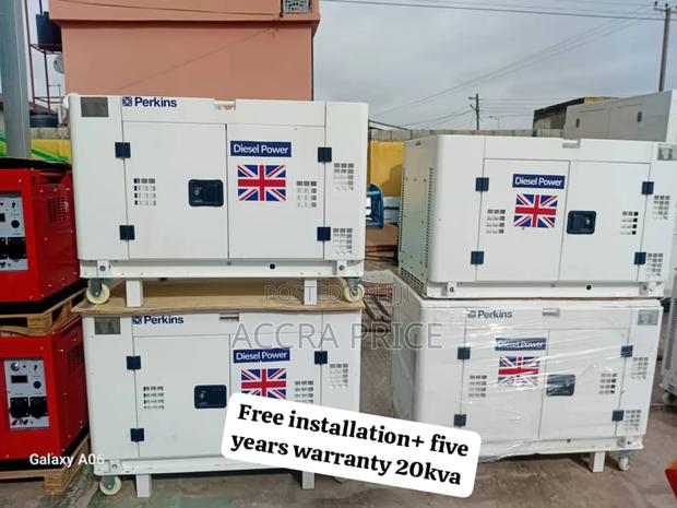 Easy Mobile 20kva Perkins Diesel Silent 20kva Uk Generator · Photo 1