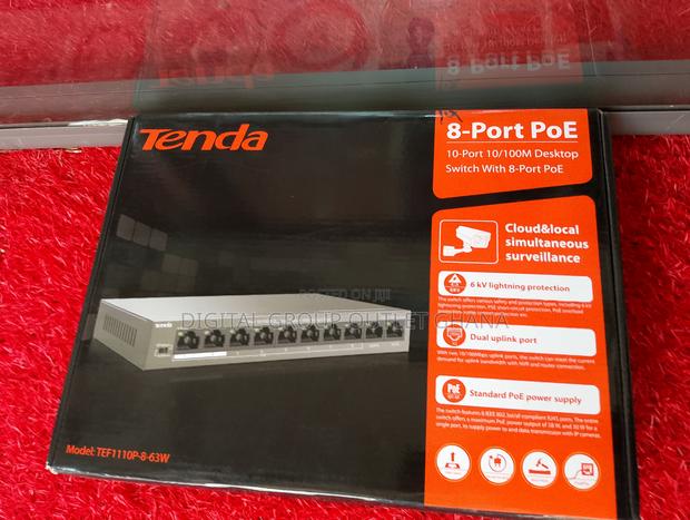 8 Port Tenda Poe Switch