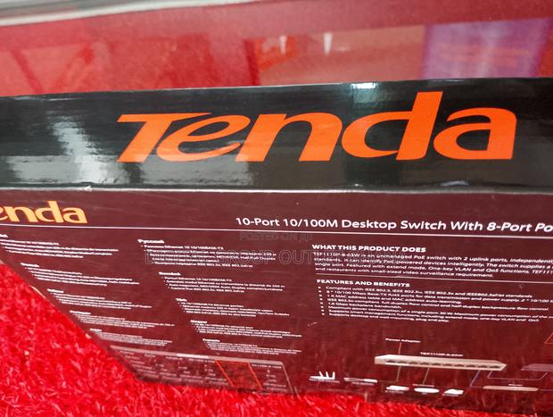 8 Port Tenda Poe Switch photo 2