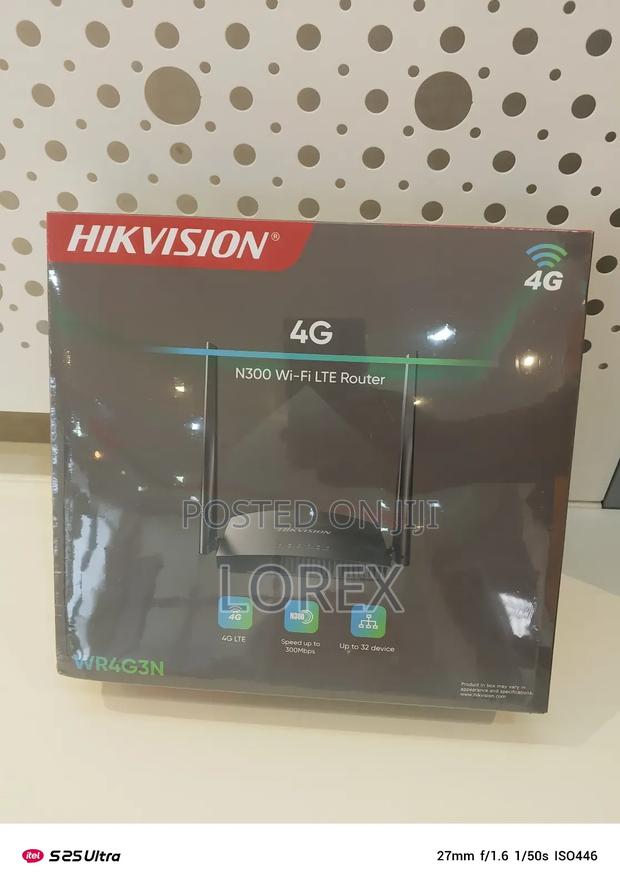 Hikvision 4g Lte Universal Sim Router 300mbps Wr4g3n · Photo 3