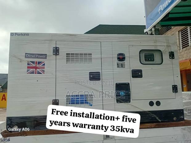 Easy Mobile 35kva Perkins Diesel Silent 35kva Uk Generator · Photo 1