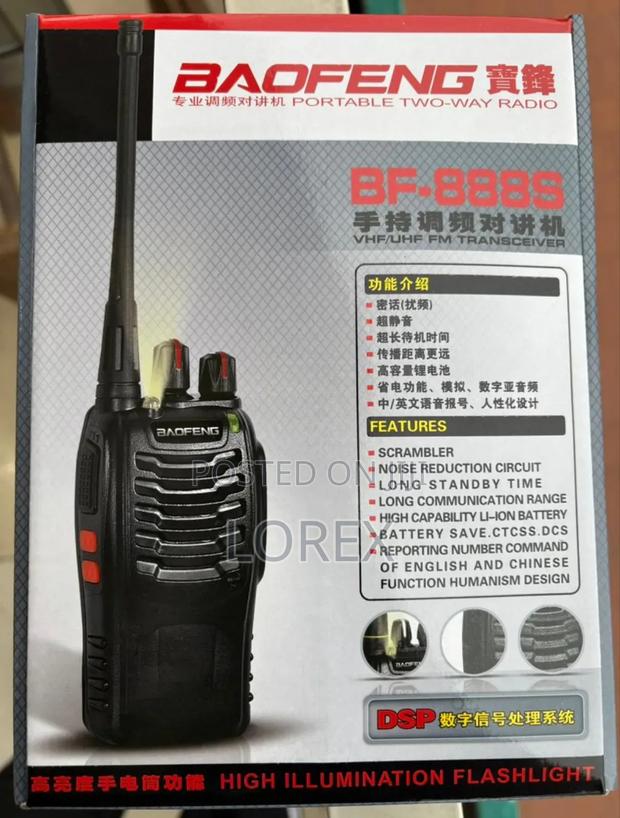 Baofeng Bf-888s 2 In 1 Radios Walkie-talkies With Earpiece.