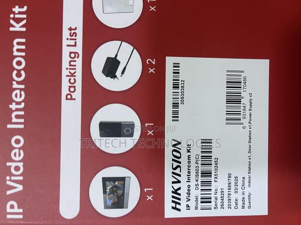 Hikvision Ds-Kis603(C) Ip Intercom Kit With Wifi App Support · Photo 4