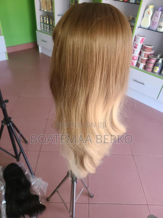 Brown Blonde French Cut Wig photo 2