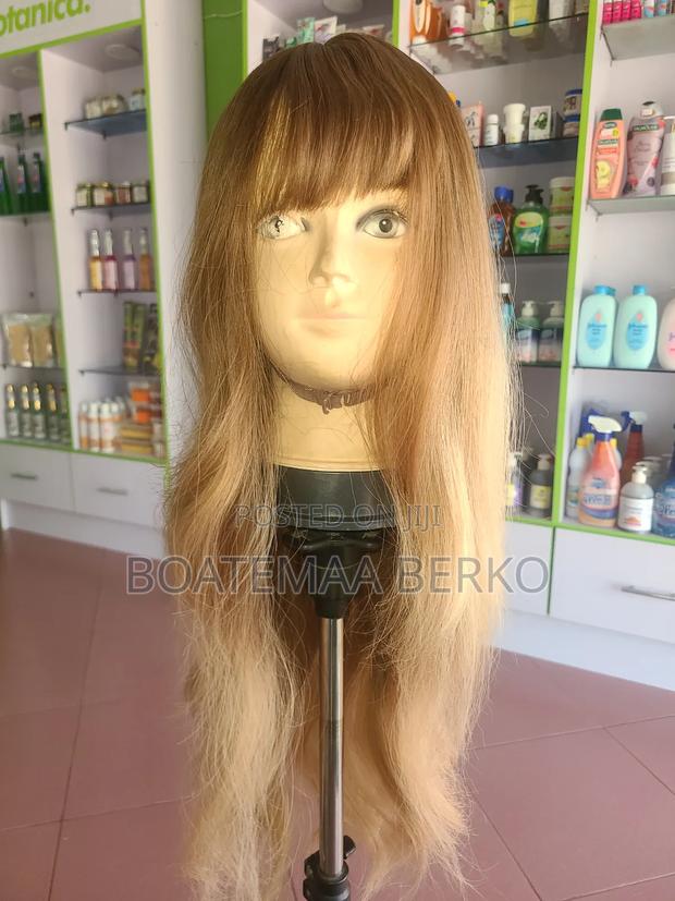 Brown Blonde French Cut Wig photo 5