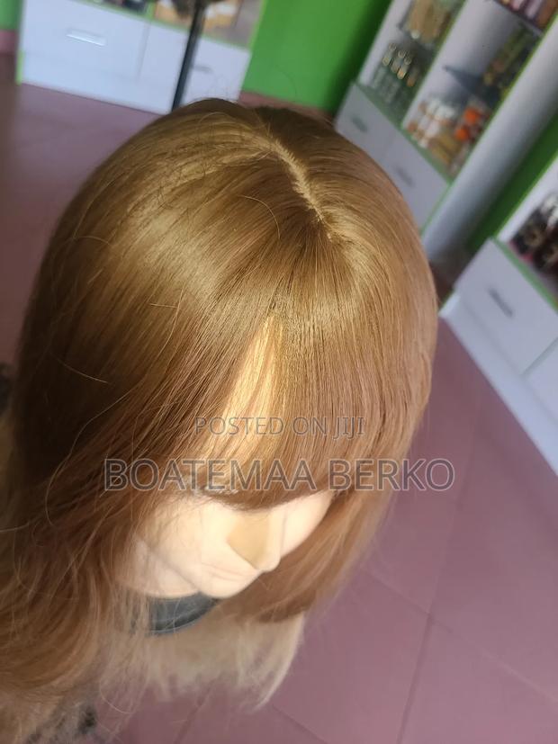 Brown Blonde French Cut Wig photo 7