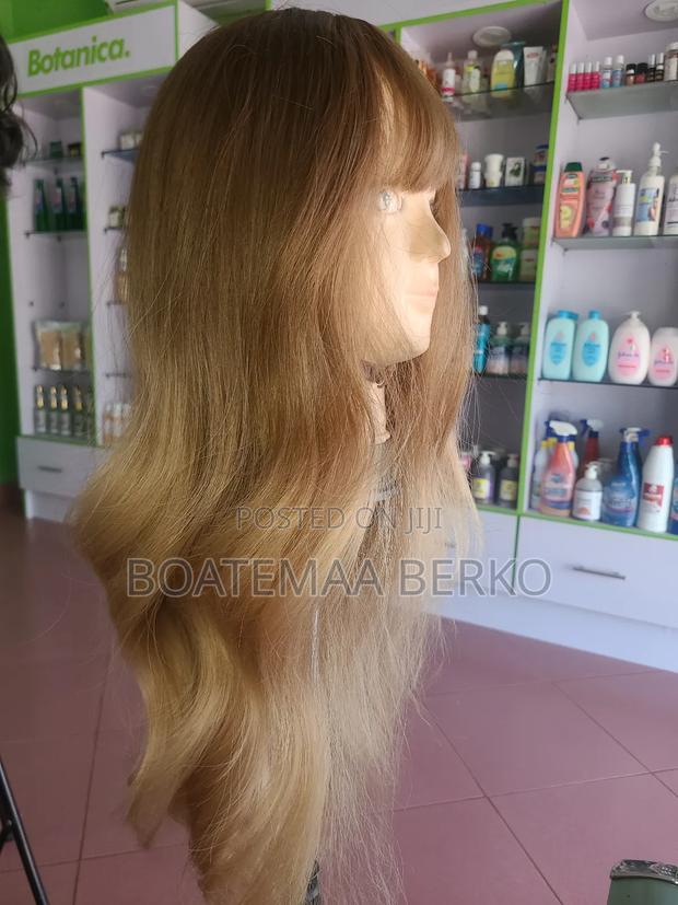 Brown Blonde French Cut Wig photo 9