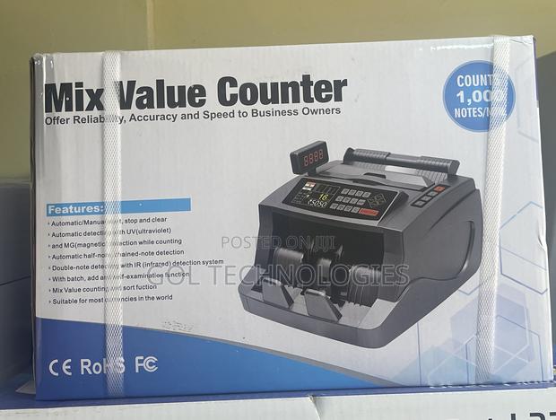 Bill Counter or Counting Al-5500t Mix Value Counter, Money · Photo 3