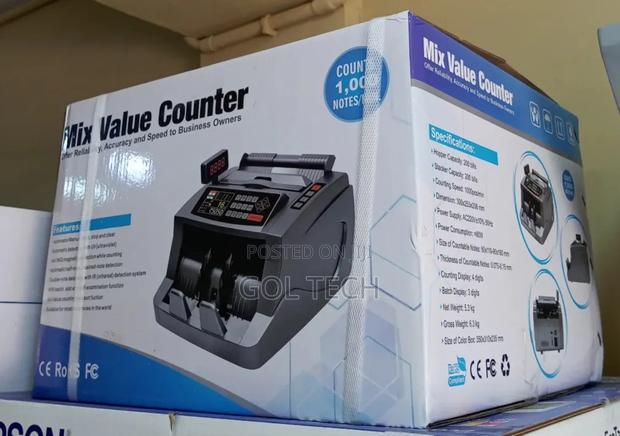 Bill Counting Machine Al-5500t Mix Value Counter, Money · Photo 4