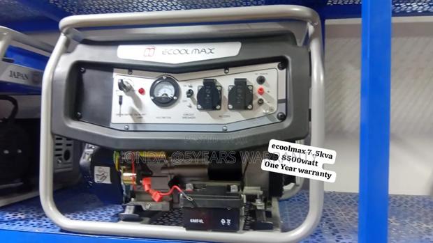 Buy Generator Online Ecoolmax 7.5kva 8500watt Petrol 7.5kva · Photo 1