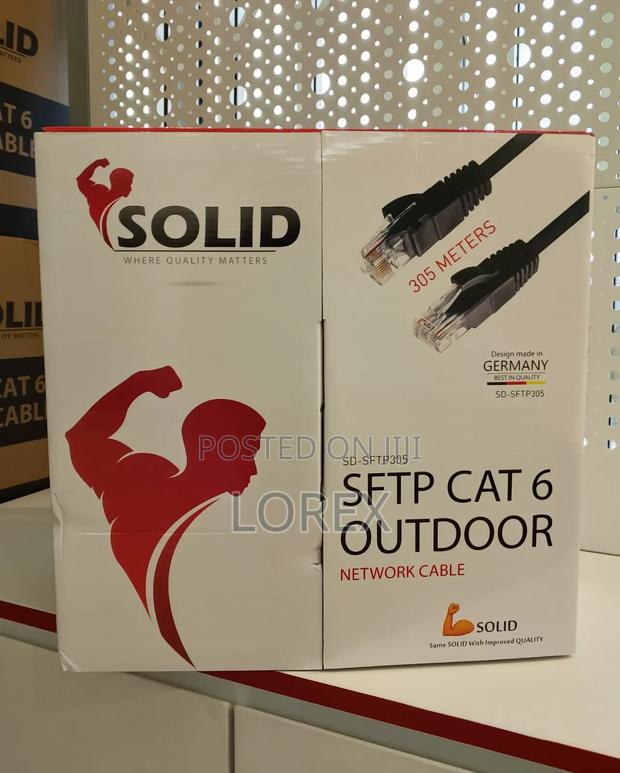 Solid Cat6 Network Cable SFTP Outdoor Single Coat · Photo 4