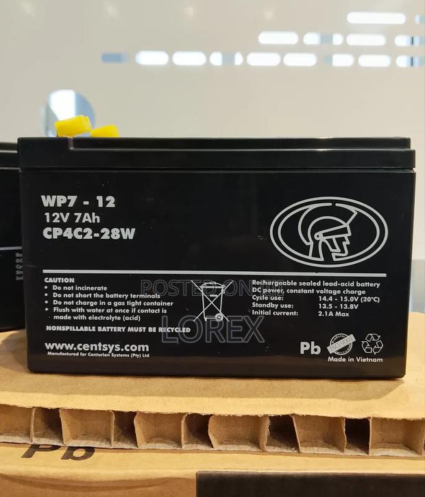 Centurion Gate Motor Battery 12v 7ah · Photo 1
