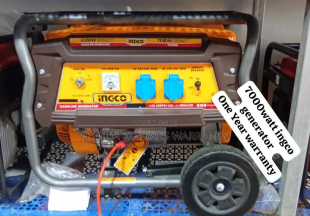Extraordinary Generator Support Ingco Petrol 7.5kva 7000watt · Photo 1