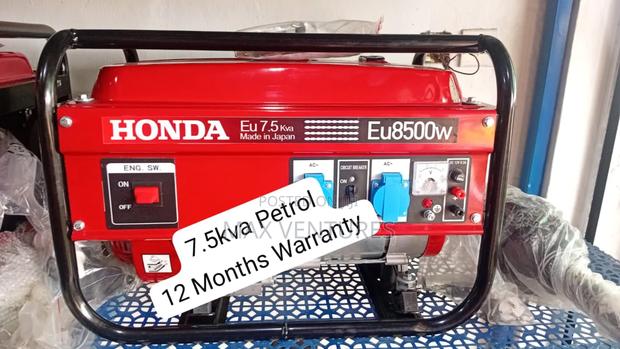 Honda 7.5kva Gasoline Pull Start Serene Port · Photo 1