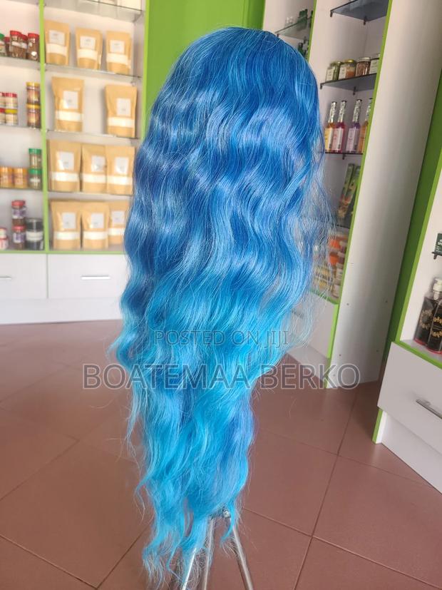 Blue Deep Bodywave Wig photo 3