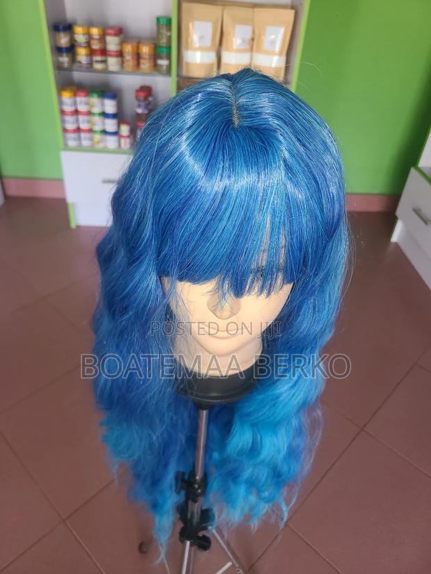 Blue Deep Bodywave Wig photo 4