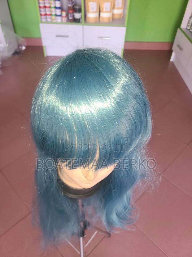 Light Blue Body Wavy Wig photo 2