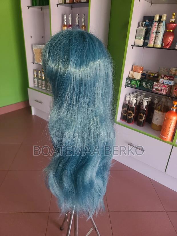 Light Blue Body Wavy Wig photo 3