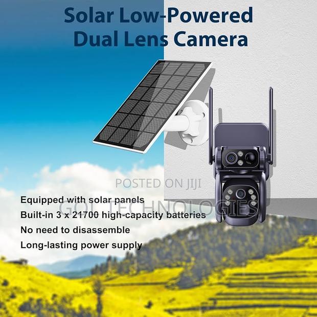 Dual Lens Solar Camera 4g Ultra Hd Camera With Motion · Photo 4