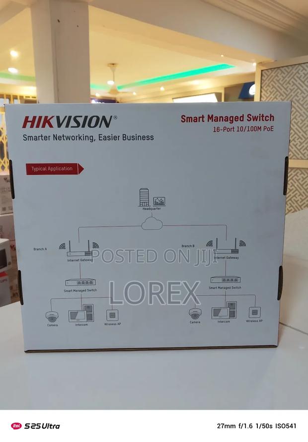 Hikvision 16port Smart Poe Managed Switch S-3e1318p-Ei/M · Photo 4