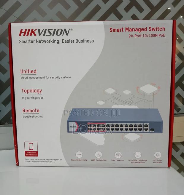 Hikvision 24port Smart Poe Switch Managed Ds-3e1326p-Ei/M · Photo 3